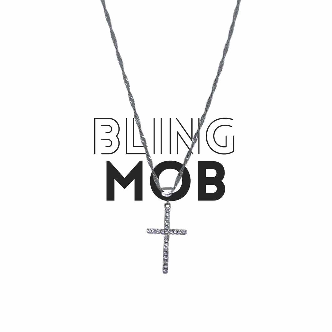 Silver Cross Necklace