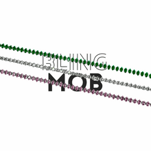 Load image into Gallery viewer, multicoloured dainty tennis bracelets 
