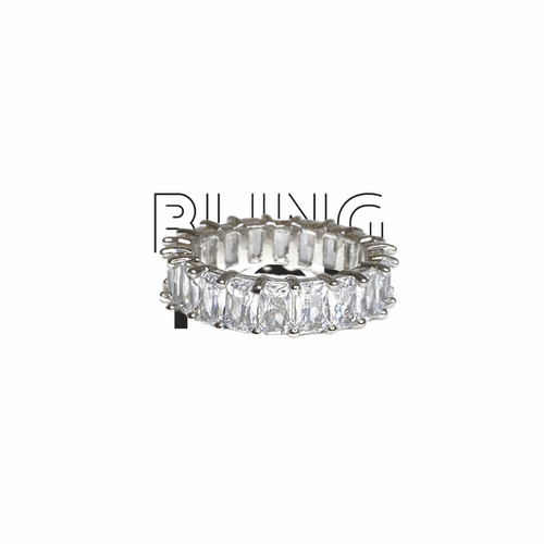 Baguette Ring Silver