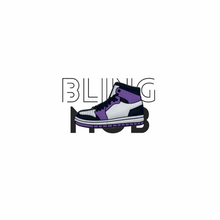 Load image into Gallery viewer, streetwear purple sneaker croc charm
